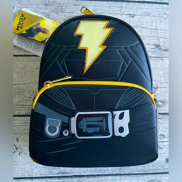 NWT! Loungefly DC Comics - Black Adam backpack - Picture 6 of 13